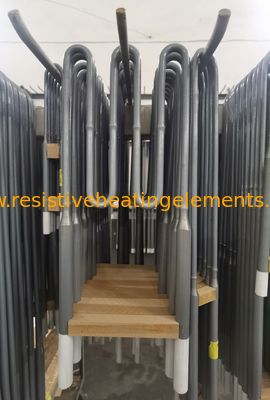 عنصر گرمایشی شکل W MoSi2 1800c مولی دیسیلیسید عناصر گرمایشی