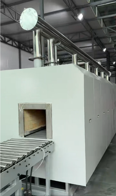 High-temperature pusher plate kiln
